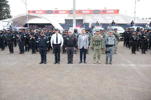 Refuerzan medidas de seguridad en la Feria de San Isidro Metepec 2025
